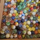 Lot Vintage Mixed Marbles Glass Old Estate 