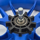 11  Golf Push Cart Replacement Wheel Blue 14 Spoke Foam Eva Tire With Bearings