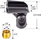 5 Pack Mic Clips For Stand  Universal Microphone Clip Holder With Adapters