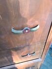 Mcm Mid Century Drawer Pulls Brass   Bakelite Lot Of 13 Guc