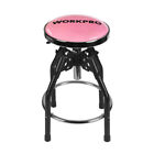 Workpro Heavy Duty Swivel Bar Stool Work Seat Hydraulic Shop Stool Black pink Us