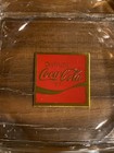 Vintage Coke Cola  Ashtray Set In Wood 4    Square Nwot
