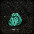 Medieva Leather Drawstring Pouch Waist Bag Coin Pouch Larp Cosplay Accessory Bag