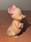 1950 s Vintage Rubber Mouse Squeak Toy Made In Italy 