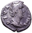 Roman Silver Denarius - Rome 140-141 Ad - Diva Faustina I - Aeternitas