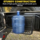 100 Lbs 2-tier Tailgate Table Foldable Shelf For Jeep Wrangler Jk Jl 2007-2026