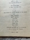 1933 Radio Script With Babe Ruth  Connie Mack  Jack Dempsey  Gershwin  Barrymore
