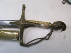 Us Mexican War Militia Officers Sword Blass Scabbard Etched Blade W h  Horstmann