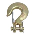 2pack G70 5 16  Clevis Slip Hooks W  Latch Flatbed Trailer Safety Tow Chain