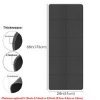 Foldable Yoga Mat Non Slip Eva 6mm Extra Thick Folding Exercise Gym Pilates Home