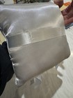 White Satin Ring Bearer Pillow