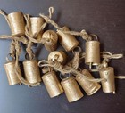 Set Of 12pc Harmony Cow Bells Vintage Handmade Rustic Free  Shipping