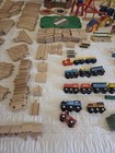 Huge 300  Lot Of Wooden Tracks  Bridges  Buildings  Signs  Animals  Etc Read
