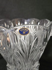 Vintage Bohemia Glass Ice Bucket 8    Heavy 24  Lead Crystal Excellent Condition