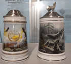 Longton Crown Beer Steins W lids Call Of The Wild   Spacious Skies Limited Eds 