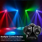 Moving Head 18 Led Rotating Beam Dmx512 Stage Light Rgbw Dj Disco Party Club