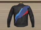 Bmw Motorrad Black Motorcycle Racing Leather Jacket Genuine Cowhide Leather And