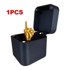 Funny Christmas Prank Gift Middle Finger Box Gag Toy Office Desk Decor Joke