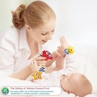 High Contrast Baby Toys Infant Rattle Socks And Wrist Rattles Set 0-12 Months