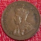 Fine 1920 Canada Canadian Small One Cent-jan611