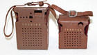 Lot Of 4 Vintage Toshiba Transistor Radio Carrying Cases Leather  Aluminum