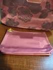 New Lot Of  2  Estee Lauder  Cosmetic Makeup Travel Bag Plus Small Bag Zipper  