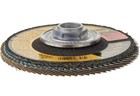 Dewalt Dw8314 4-1 2 X 5 8   -11 120 Grit Zirconia Angle Grinder Flap Disc 4 Pack 