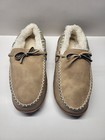 Suede Moccasin Slippers Faux Fur Lined Warm Indoor Outdoor Loafers  m5 5 W7 5 