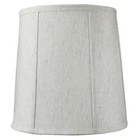 14 x16 x17  Tall Drum Softback Lampshade Textured Oatmeal Textured Oatmeal