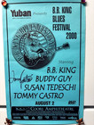 Bb King Poster Tour 2000-king Of The Blues-buddy Guy susan Tedeschi tommy Castro