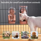 35oz Hanging Automatic Pet Food Water Dispenser  Auto Pet Feeder And Waterer    