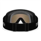 Smith Transfer Ski   Snow Goggles  Black Frame  Green Sol-x Mirror Lens New