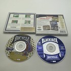 Vtg Lot Of 4 Bicycle Card Games Pc Casino Bridge Solitaire Gin Blackjack More