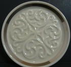 Lenox Seville Collection - Embossed 4  Coaster - Platinum