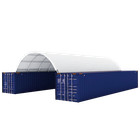 20 x40 x6 5  Pvc Canvas Fabric Building Shipping Container Canopy Shelter 18oz