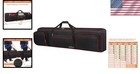 88 Key Keyboard Case Black Red  Shoulder Straps  600d Polyester Protection