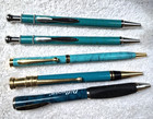 Lot Of 5 Diflucan Heavy Metal Drug Rep Heavy Advertising Pharma Collectable Pens