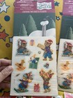 Vintage Hallmark Winter Christmas Stickers -nos Lot Of 6