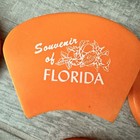 Vintage Florida  Souvenir Orange Coaster  Set  Hostess Kitschy Tourists Vacation