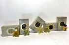 Guerlain Vintage 5 Miniatures Parfums  zigzag  Era  1969-85   Tour De Fragrance   