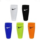 Black Soccer Leg Shin Guard Socks Sleeves Football Calf Legging Futbol Mexico
