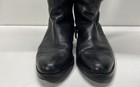 Louise Et Cie Black Tumbled Leather Tall Knee High Riding Boots Size 8m