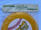 New Billy Ball 9  Official Discus Oakland A s Flying Disc Frisbee Yellow Nip