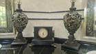 Antique Collectors Black Iron Clock