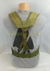 Us Army Medium Gray Buckle Pistol Web Belt   Y Suspenders Set Lbe Alice Vgc