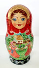 Russian Matryoshka Nesting 5 Doll 6  Fairytale Story Sisters Friends Boy Cottage