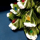 Vtg Atlantic Mold Ceramic Light-up Christmas Tree For Repair