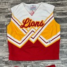 Y2k Vintage High School Lions Cheerleader 3 Pc  Uniform Size 9 Made In Usa