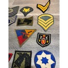 Vintage Military Novelty Embroidered Patches Lot 12 Pc Racing Stripes Air Force