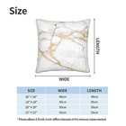  White Marble Texture Throw Pillow Covers Set 20  X 20   pack Of 2  Marble  01